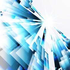 abstract turquoise design elements on a light background N5