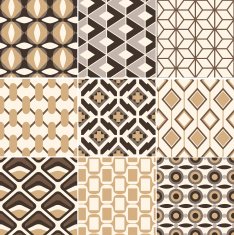 Seamless retro geometric pattern N8