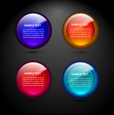 Vector colorful bubbles