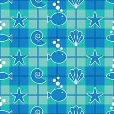 Sea Life Plaid
