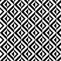 abstract black and white rhombus decoration pattern background