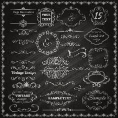 Calligraphic Design Elements N9