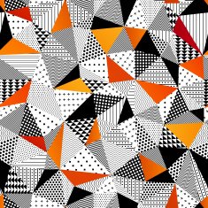 Triangle seamless pattern Vector illustration N2