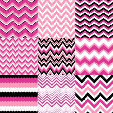 seamless pink zig zag pattern