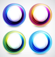 Shiny vector circles N2