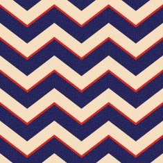 seamless red and blue chevron pattern