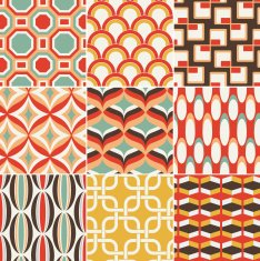 seamless retro pattern N45