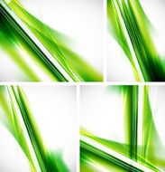 Green shiny backgrounds
