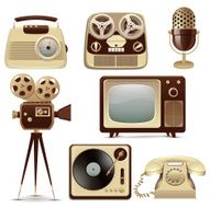 Retro Media Icons N3