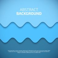 Abstract 3d Blue Background Vector