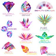 Abstract icon &amp; shape set