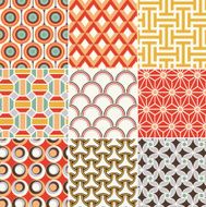 seamless retro pattern N46