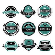 Vintage labels set N13
