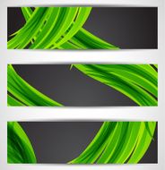 Vector abstract art banners