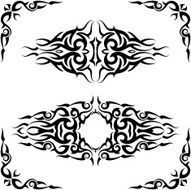 Tribal Tattoo Arm Band frame corner