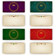 Elegant template for luxury invitation card N8