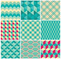 Vector Geometric Background Pattern Set N2