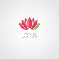 Vector lotus flowers design for spa yoga class resort N2