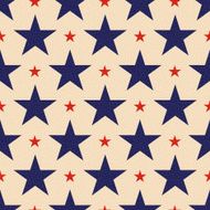 seamless retro stars pattern N4
