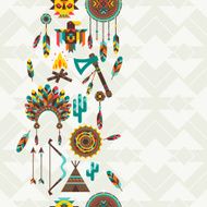 Ethnic seamless pattern in native style N10