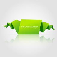 Origami banner N5