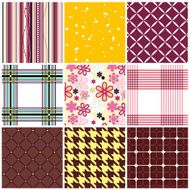 Collection of seamless pattern N2