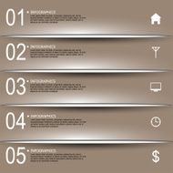 Abstract paper infographic N17