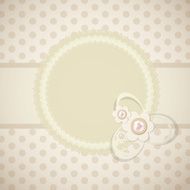 Frame in retro vintage background Vector illustration N12
