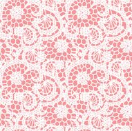 Lace seamless pattern with flowers N234