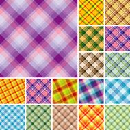 Seamless plaid patterns N4