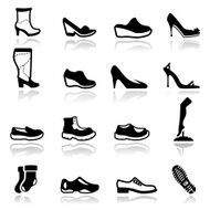icons set footwear N2