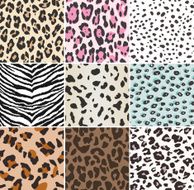 repeated animal skin pattern