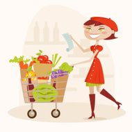 Shopping Woman N43