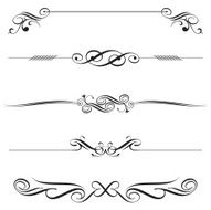 horizontal elements decoration