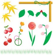 flower and leaf