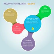 Modern Simply infographic step by template N7