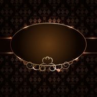 Frame in retro vintage background Vector illustration N13