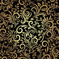 golden seamless pattern