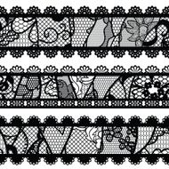 Set of lacy vintage trims N8