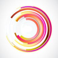 red round abstract background