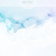 Blue Mosaic triangle background N5