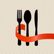 Restaurant menu template in retro style vector illustration