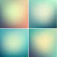 Abstract triangle backgrounds set N4