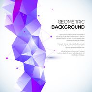 Abstract 3D geometric background N6
