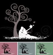 Tree Canopy of Love Romance