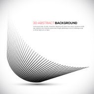 Vector halftone dots 3D background