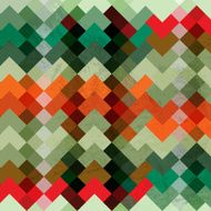 Colorful bright square mosaic background