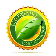 Green ecology badge