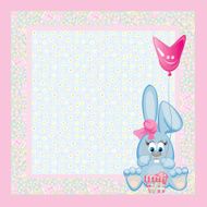 Greeting card for baby design N2