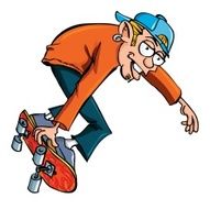 Cartoon skater